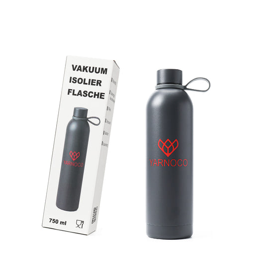YARNOCO Trinkflasche Thermoflasche 750ml
