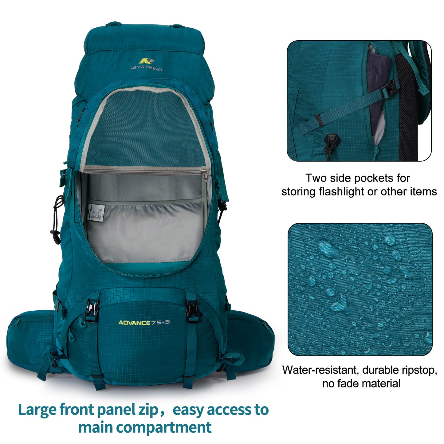 NEVO RHINO Wanderrucksack 70 L