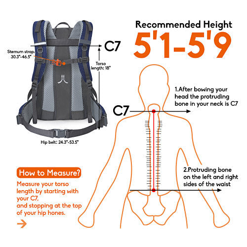 NEVO RHINO Wanderrucksack 40L